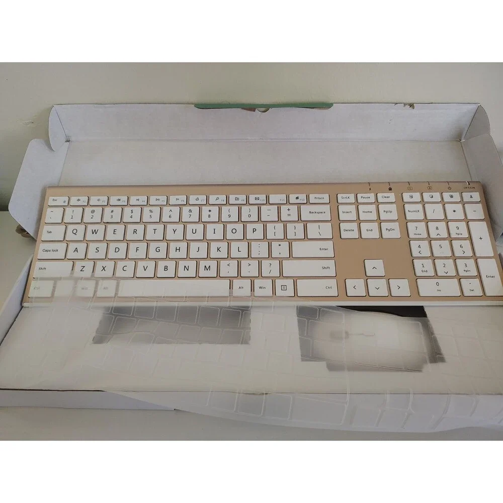 Bluetooth Keyboard Mouse, Multi-Device Wireless Keyboard and Mouse Combo USED